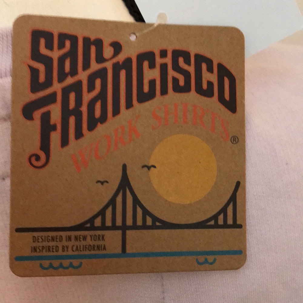 NWT San Fransisco light purple sweat shirt! - Picture 5 of 7
